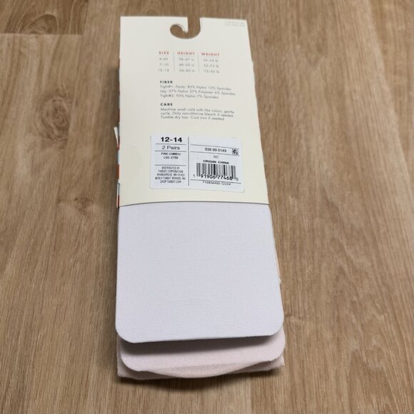 CAT & JACK TIGHTS 17 PAIRS MULTICOLOR 14 FOOTED & 3 FOOTLESS GIRLS L (12-14) NEW - Picture 4 of 6